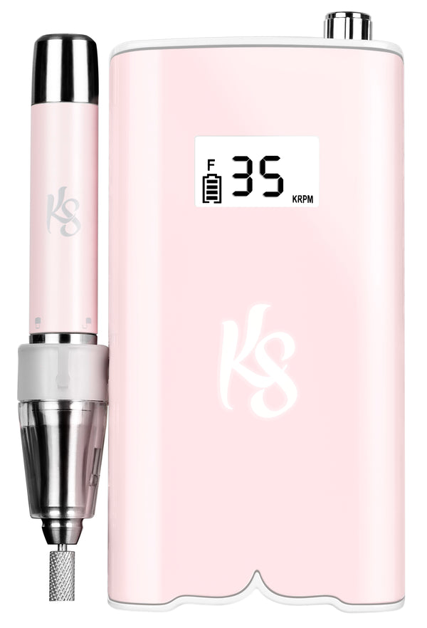 KS RECHARGABLE NAIL DRILL - PINK